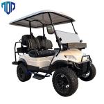 4 Passengers Customized Color Electric Golf Car Maximum Speed 45Km/h