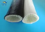 Eco - Friendly Flexible Non - Alkali Fiberglass Yarn Fireproof Sleeve 6.0mm ~