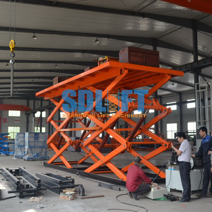 8000kgs Load Heavy Duty Custom Scissor Lift Table CE Approval