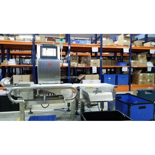 Micron 0.1g High Accuracy Automatic Conveyor Belt Checkweigher Machine Flapper System JZ-W100g