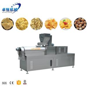 Wholesale Stainless Steel Double Screw Fried Snack Extrusion Machine for Doritos Tortilla Corn Chips from china suppliers