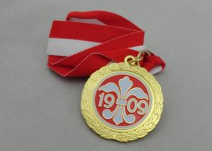 Wholesale 88mm Enamel Medal Antique Silver Plating , Iron Medal For Sport Game from china suppliers