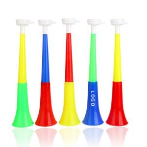 Wholesale Football Game Promotional Cheering Horn 37*7cm PP Logo Customized Sports Supplies from china suppliers