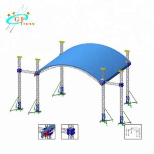 Wholesale 4M Arc Aluminum Roof Truss System Indoor Aluminium Stage Truss from china suppliers