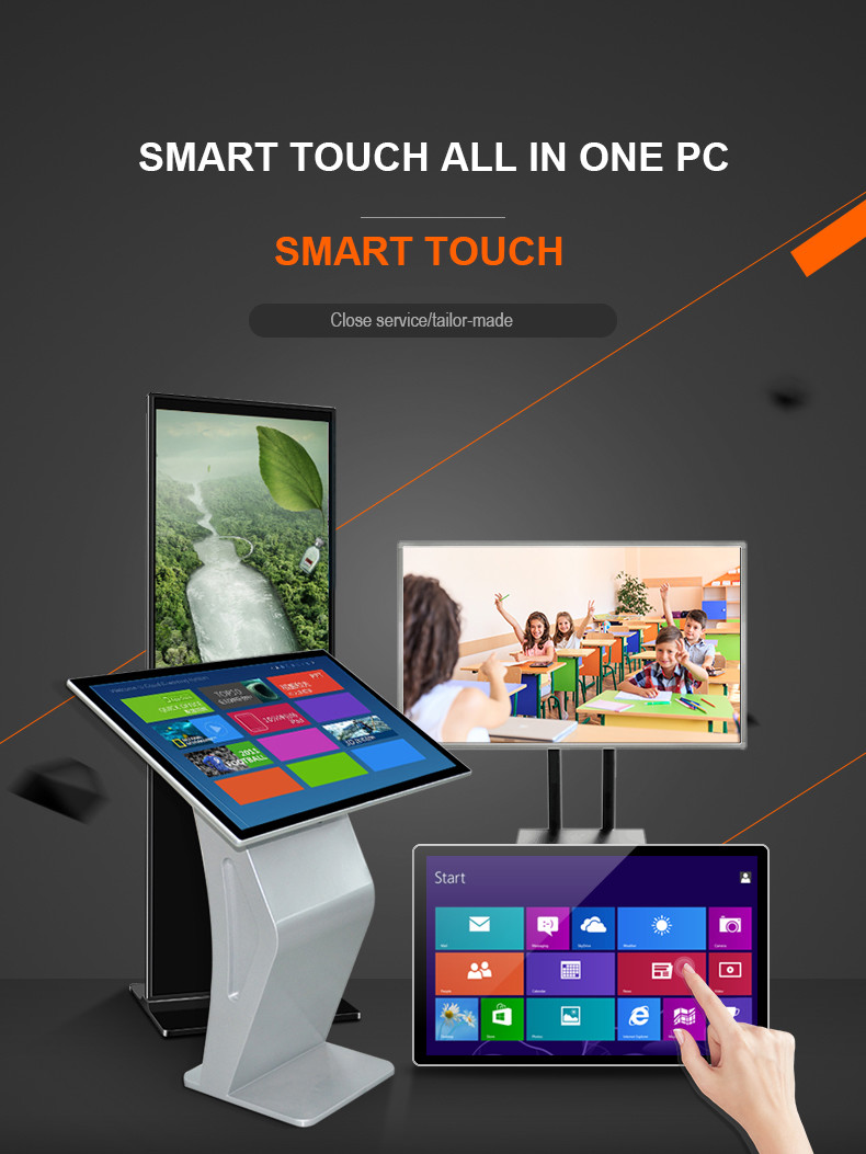 55 Inch KER 1920*1080 Interactive Touch Screen Kiosk