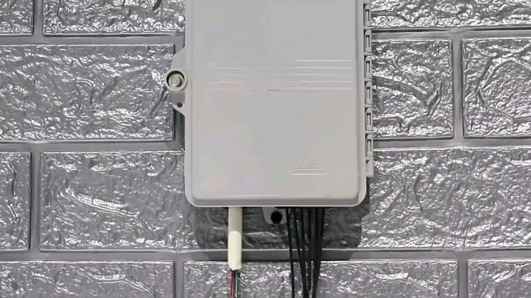 6Port Fiber Optic Terminal Box SC APC/UPC SM SX PC+ABS Light Grey For Telecom