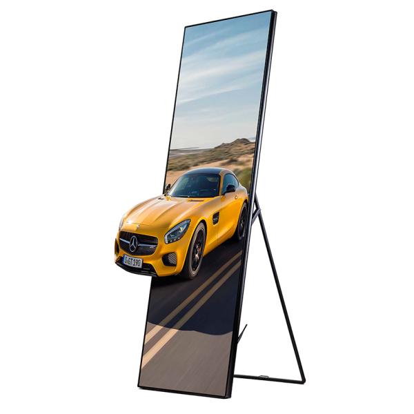 P3 Poster display with cloud management system for retail store ads