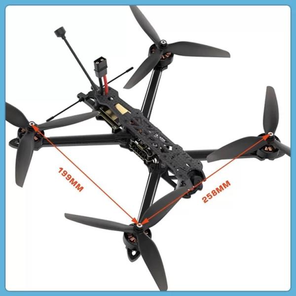 RC Racing FPV Drone with BLHeli S 60A ESC F60 Brushless Motor - 45min Flight