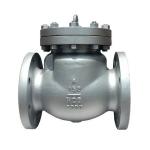 H44H Cast Steel Swing Check Valve Steam High Temperature One Way Flange Check
