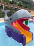 TUV Children Playground Ship Water Slide For Backyard Resort