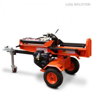 Wholesale Horizontal Firewood log splitter 22 Ton gasoline engine 6.5HP four strokes from china suppliers