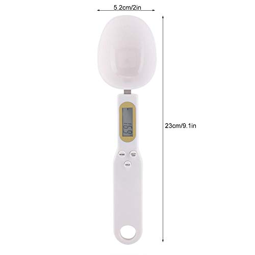 Battery Powered ABS Plastic 500g Digital Spoon Scale Kitchen Weight Measuring Device ' Choice 0.1g Division