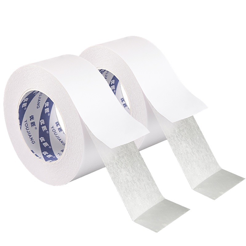 Pressure Sensitive Double Sided Adhesive Tissue Tape White Hot Melt