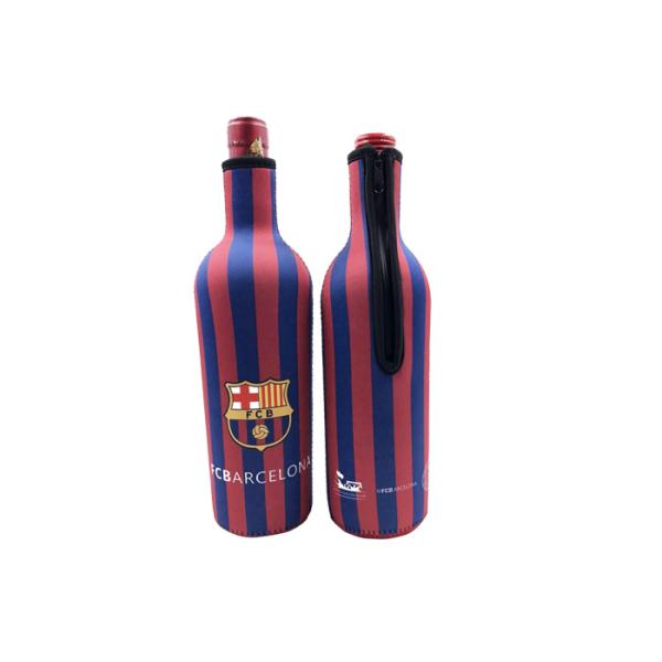 Promotional Insulated Wine Bottle Holder Full Sublimation Fit 750ml Champagne