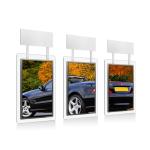 Vertical Horizontal 43" 55" High Brightness LCD Display Double Screen UHD 1080P