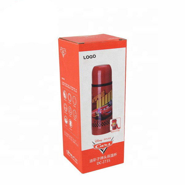 Recyclable Pantone Color Folding Paper Box For Water Bottle