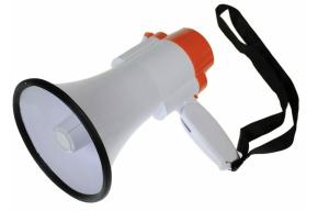 Wholesale 0.5kg Plastic Cheer Megaphone Red And White Megaphone 4 X AA Batteries from china suppliers