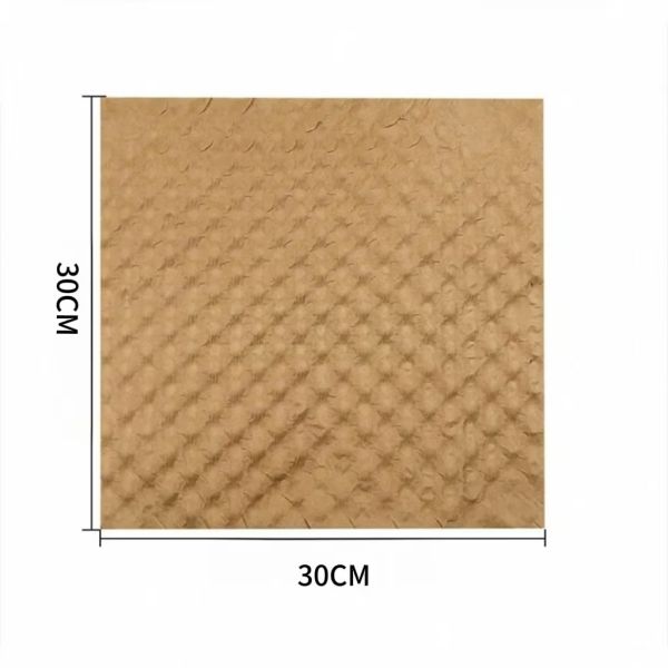 30x30cm Bubble Paper Sheet Biodegradable Bubble Filling Sheet For Light Cushioning