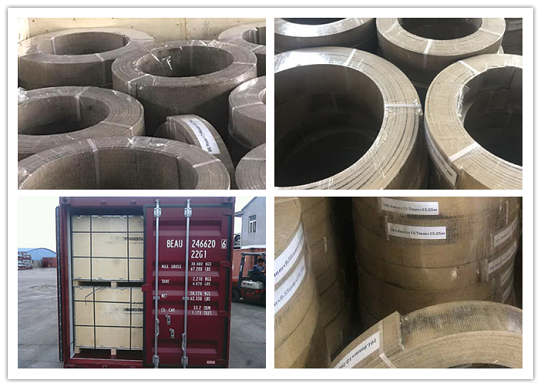 Asbestos Flexible Woven Brake Lining Roll Ground Woven Brake Lining with Brass