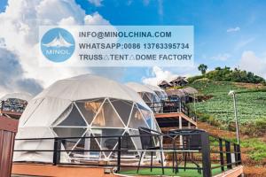 Wholesale 3m/3.6m/4m Transparent Igloo Dome Tent For Restaurant And Garden House With Steel Bars from china suppliers