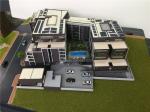 Miniature Architecture House Model White Internal Light 1 / 75 Scale