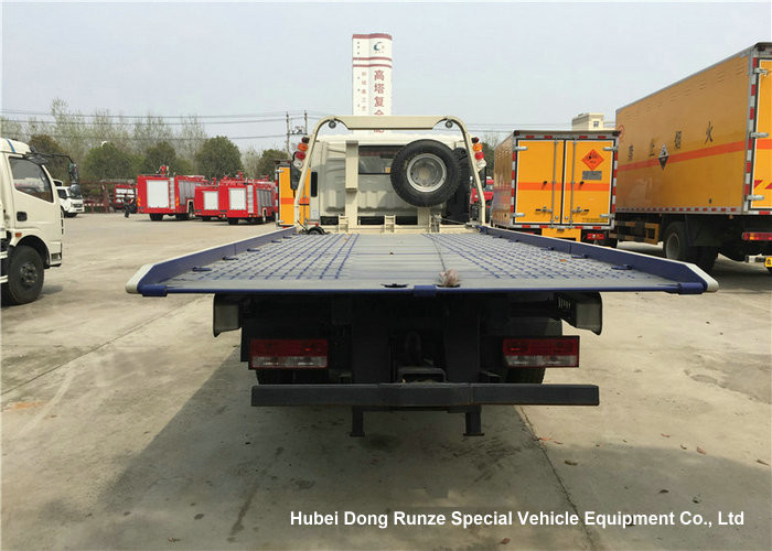 Foton Flat Bed Breakdown Recovery Vehicle , Car Carrier Tow Truck