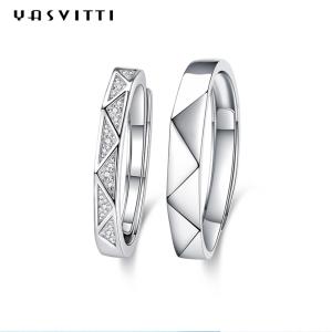 Wholesale 0.074oz 0.8ft 925 Sterling Silver Rings 5A Sterling Silver Engagement Ring from china suppliers