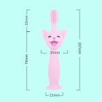 Silicone Infant Teething Toys Toothbrush Food Grade Pig Head Shape