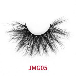 Wholesale 3D Handmade Glamorous Fluffy Mink Lashes With Black Cotton Band from china suppliers