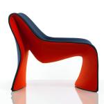 Living Room Furniture Single Unique shape Velvet Sofa Chair Fabric Sofa Leisure