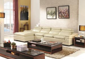 Wholesale Modern sectional corner genuine leather sofa furniture from china suppliers