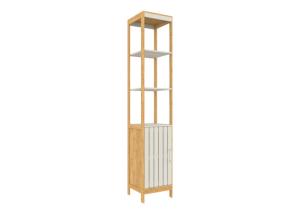 Wholesale Bamboo Bathroom Storage Shelf With 15KG Capacity from china suppliers