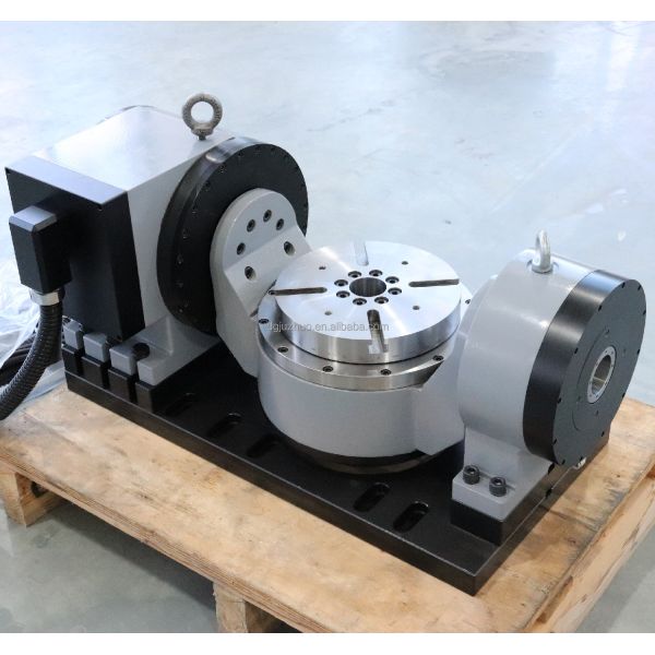 Turntable 5 Axis CNC Rotary Table , Encoder Precision Rotary Table