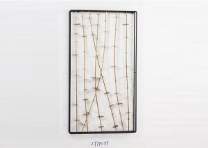 Wholesale Large Luxury Black Frame Handcrafted Metal Wall Art Decor from china suppliers