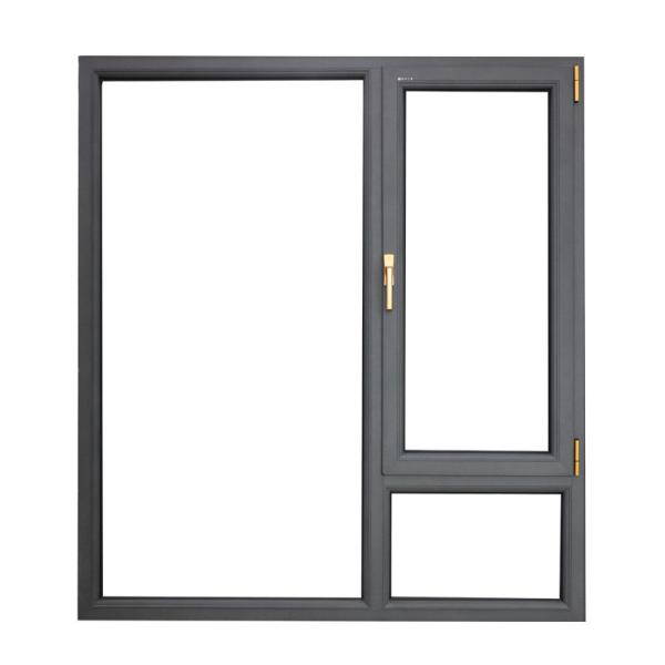 Level 8 Air Tightness Aluminum Casement House Windows with 304 Stainless Steel