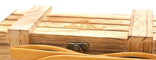 Handmade Wooden Glasses Packaging Boxes , Gift Packaging Pine Wooden Storage Box