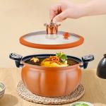 8l Large Capacity Iron Micro Pressure Cooking Pot Maifan Stone Non Stick Coating