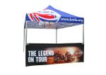 4x6 Waterproof Gazebo Tent 600D Oxford Fabric Graphic For Trade Show