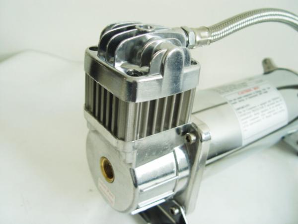 Heavy Duty 12V Or 24v Air Ride Suspension Compressor For Airbags 150psi Load