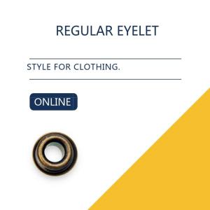 Wholesale Custom Washer Flat Brass Eyelets Ring Type &amp; Grommets Designs For Clothing from china suppliers