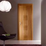 Sound Proof Solid Wood Doors Inswing / Outswing Opening Long Service Life