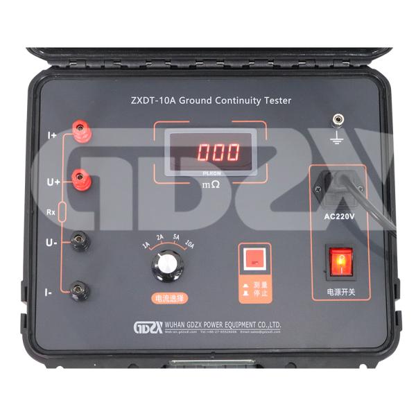 ZXDT-10A Ground Down Lead Conduction Tester Continuity Tester Long Using