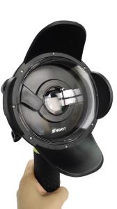 Wholesale 4&quot; Portable Diving Dome Port For Xiaomi Yi Camera Underwater Photography Cover With Floating Bobber from china suppliers