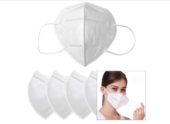 4 Ply Disposable KN95 Face Mask Non - Woven Mouth Mask Custom Logo With Nose