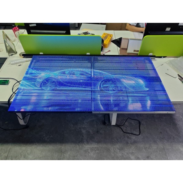 Indoor P2.6 Pixel Pitch LED Grille Screen with 5500cd Brightness and IP67 Waterproof for Retail Stores