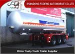 36000 to 59600 Liters LPG Tank Trailer For Liquefied Propane Gas Transportation