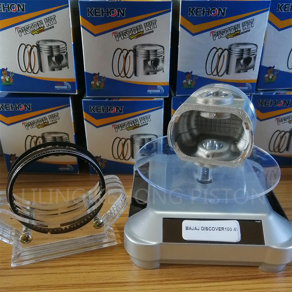 DISCOVER100 BAJAJ Piston Kit With Ring 12x36mm Pin Size Anti Corrosion