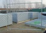 Galvanized 42 Microns Temporary Fence Panels / Construction Site Fence Panels