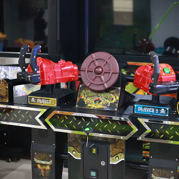 Deadstorm Pirates Machine Gun Arcade Game Luxury Appearance With HD Screen