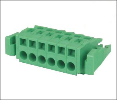 Pich 5.0mm Custom Wiring Harness With Latch Green Terminal Block 3P - PTFE / ETFE